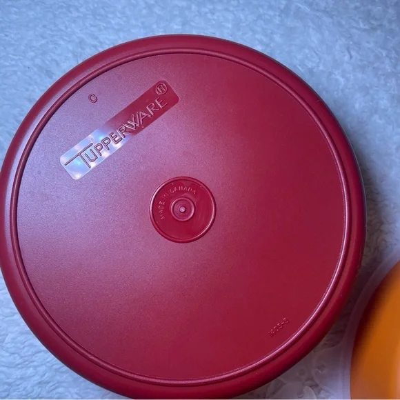 Tupperware Orange and Red Storage Set - Picture 8 of 9